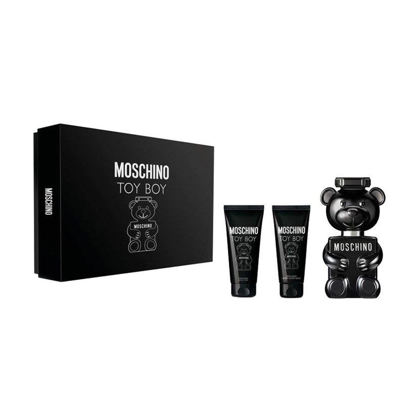 Парфумований набір чоловічий Moschino Toy Boy (парфумована вода, 50 мл + гель для душу, 50 мл + бальзам після гоління, 50 мл)
